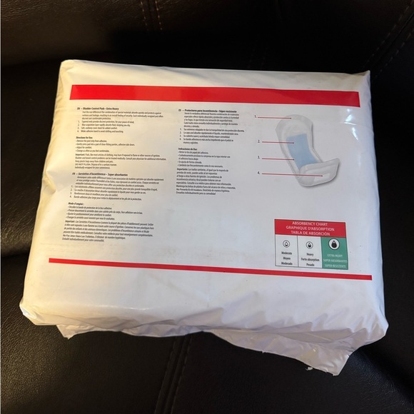 Cardinal Health Bladder Control Pads With Wings - 42 Count White - Picture 3 of 5